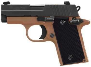 Sig Sauer P238 380 ACP Copper Color Frame 6 Round Semi Automatic Pistol 238380SNAKE